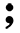 semicolon emoji
